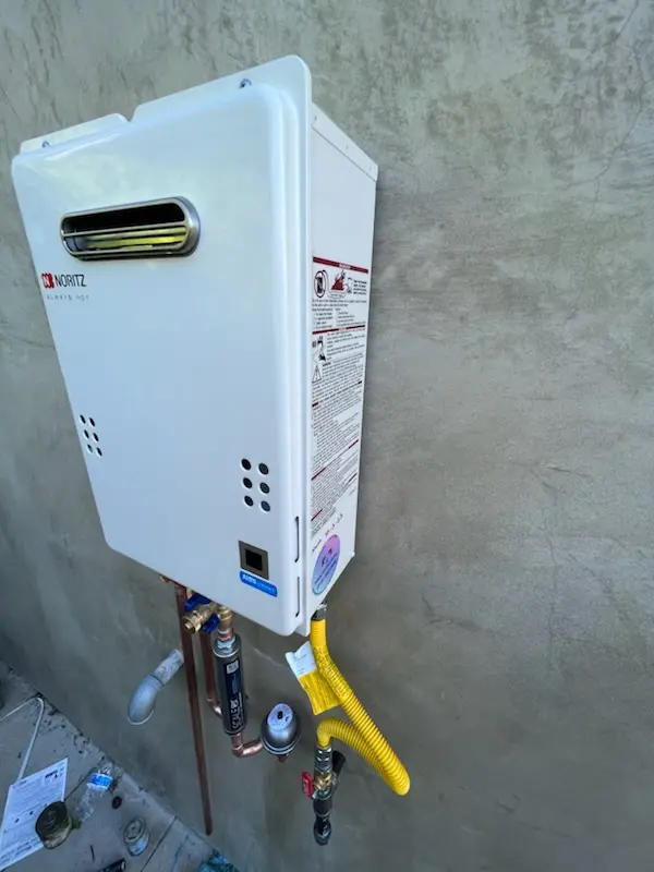 Tankless water heater installation for Coto de Caza homes